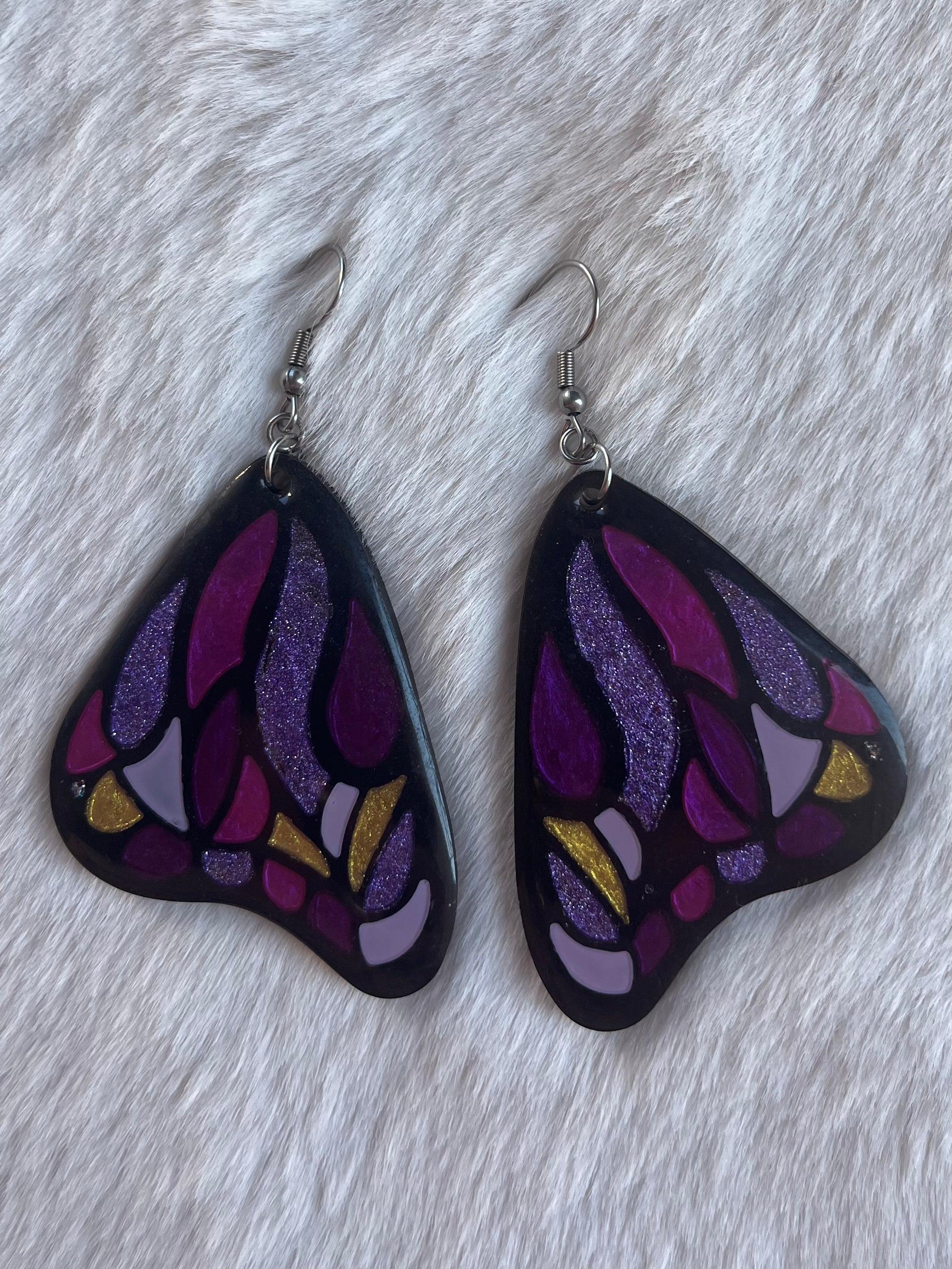 Pendientes – Alas de mariposa