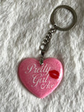 Llavero Pretty Girl Ave (2da edición) • Rosa pastel