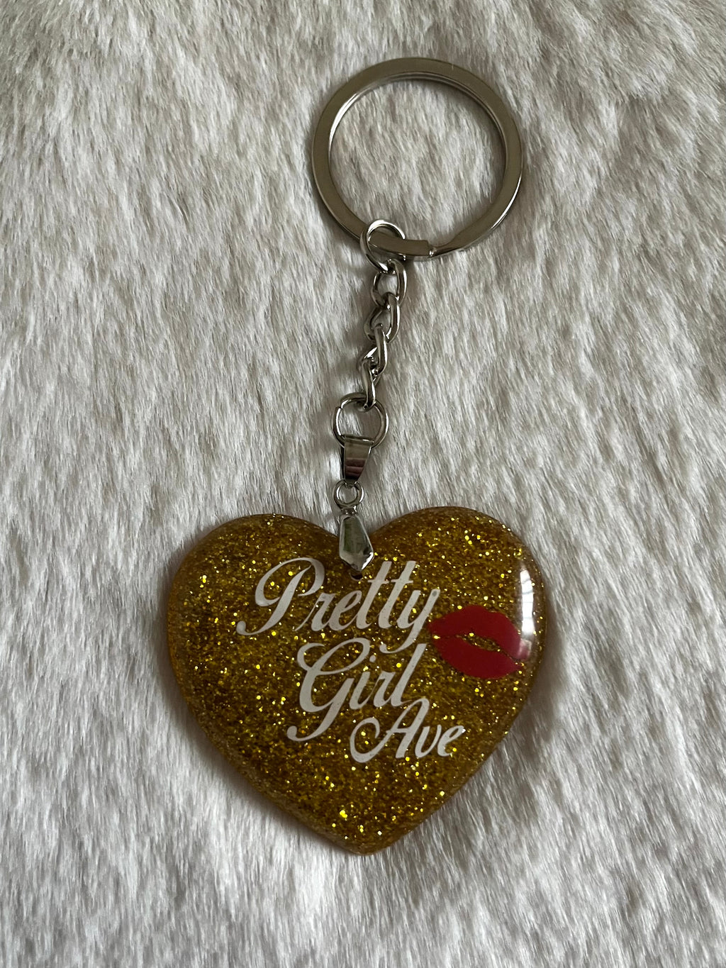 Llavero Pretty Girl Ave (2da edición) • Dorado