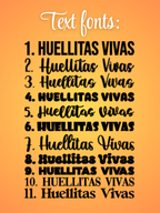 Placa con nombre
