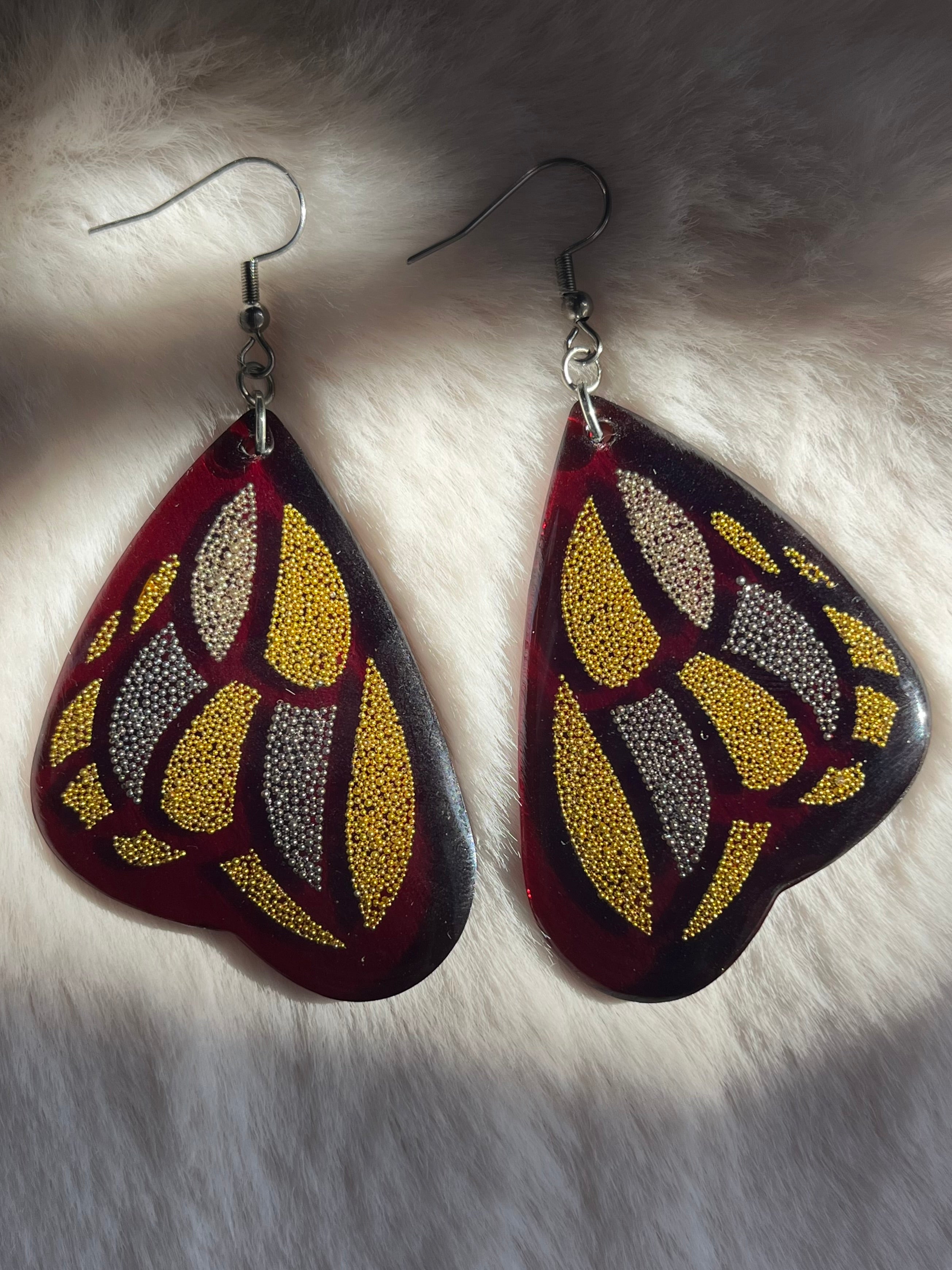 Pendientes – Alas de mariposa