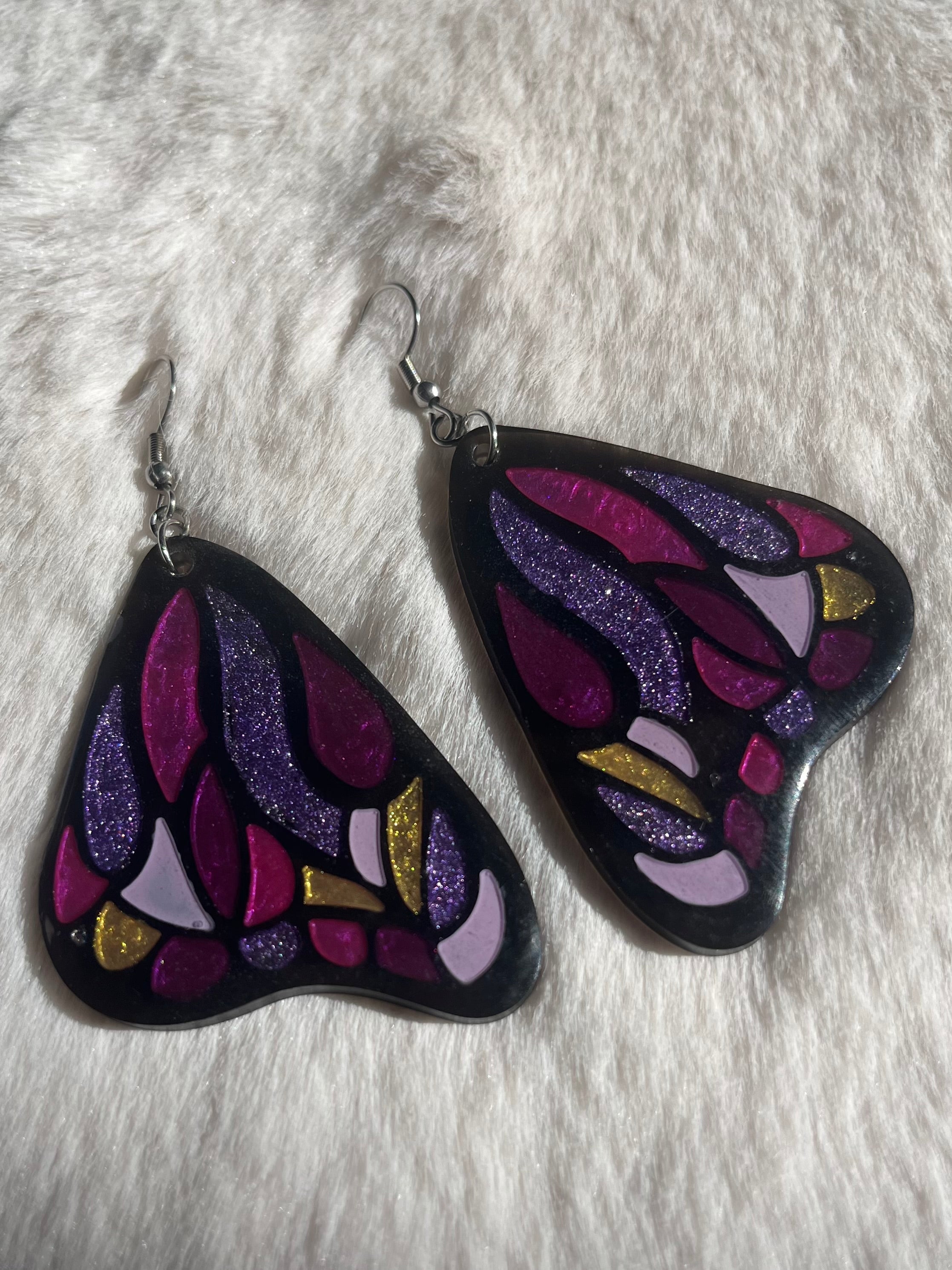 Pendientes – Alas de mariposa