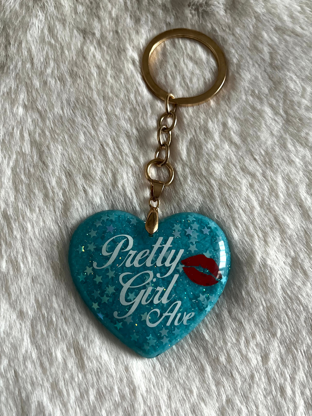 Llavero Pretty Girl Ave (2da edición) • Celeste