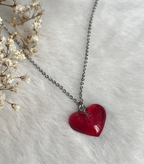 Colgante de corazón - pétalo de flor  image 4