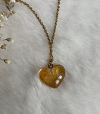 Colgante de corazón - pétalo de flor  image 3