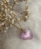 Colgante de corazón - pétalo de flor  image 3