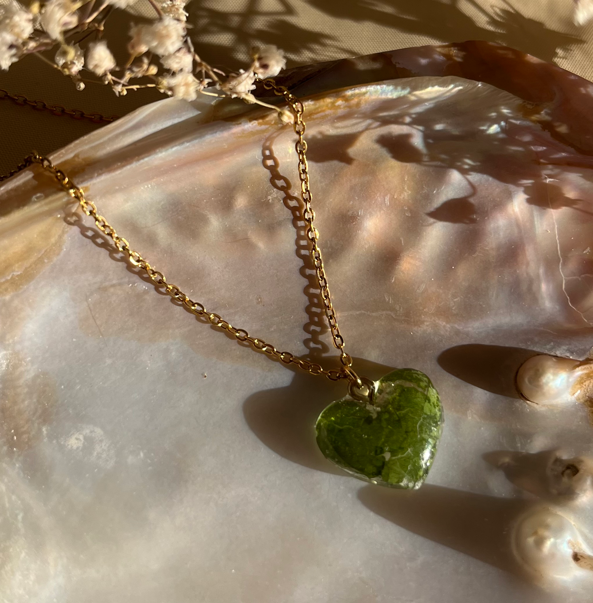 Colgante de corazón - hoja image 0