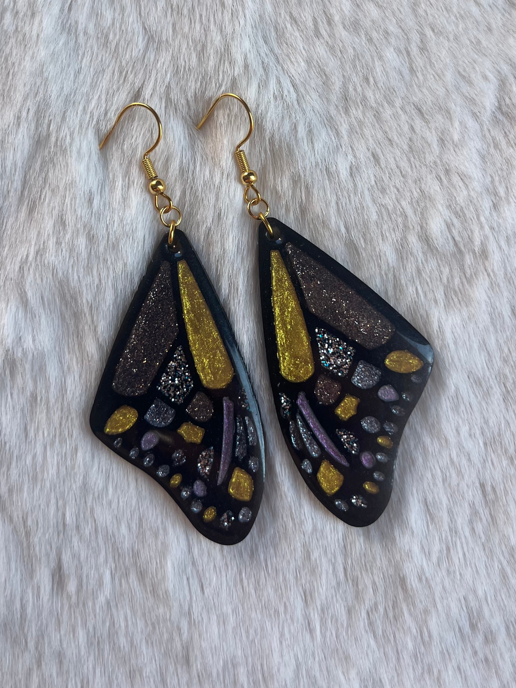 Pendientes – Alas de mariposa