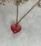 Colgante de corazón - pétalo de flor  image 5
