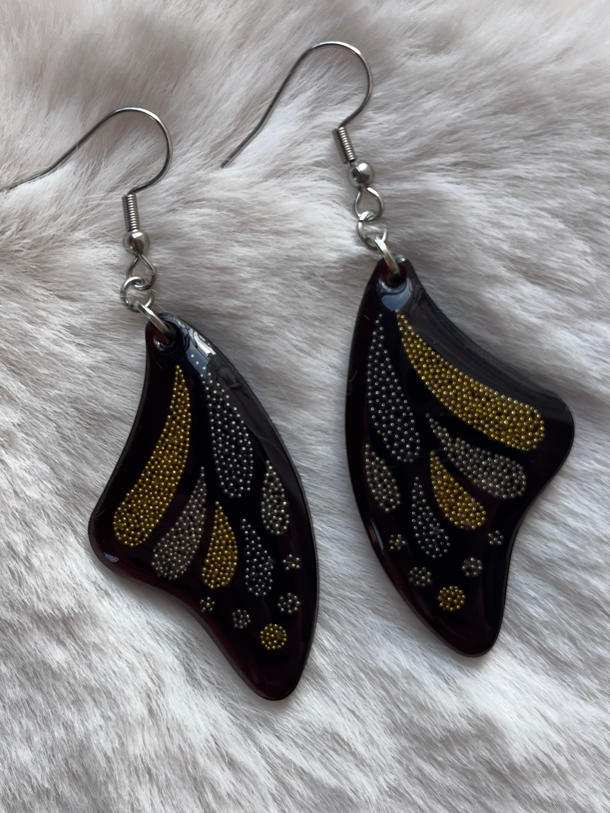 Pendientes – Alas de mariposa